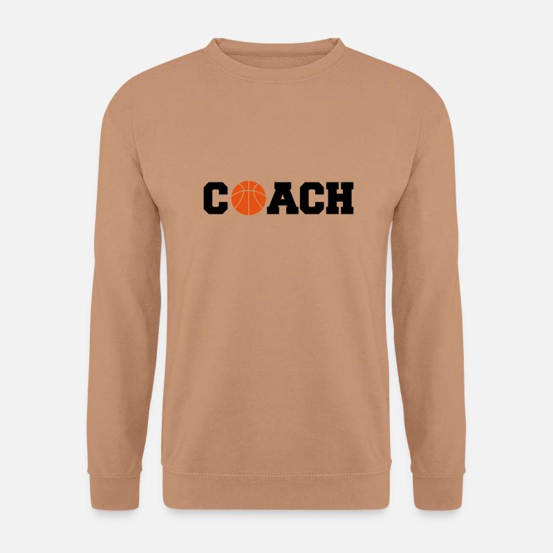 basketball_coach - Unisex Pullover - Mocca