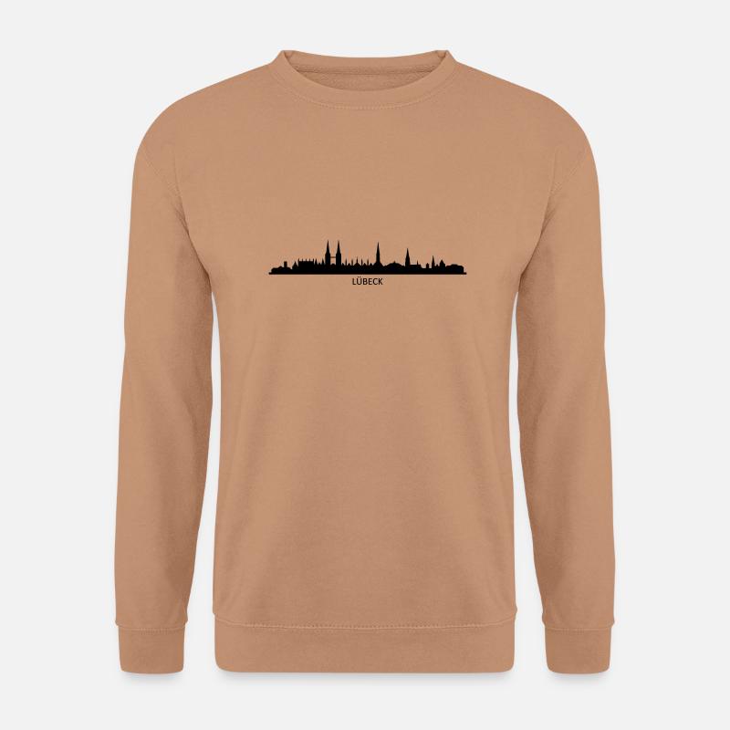 Skyline - Lübeck - Unisex Pullover - Mocca