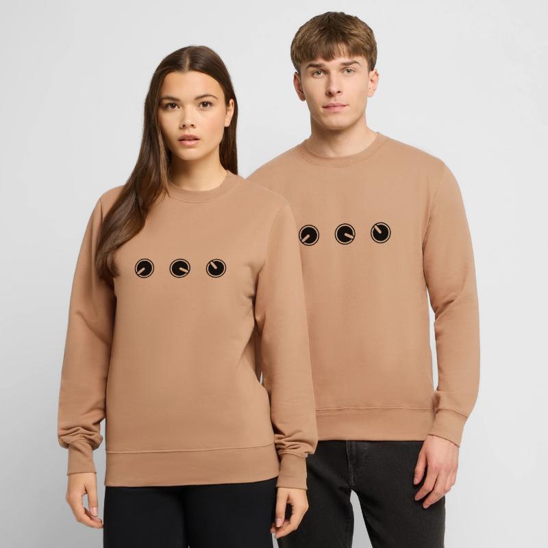 round circle turn loudness button knobs switch pla Unisex Sweatshirt