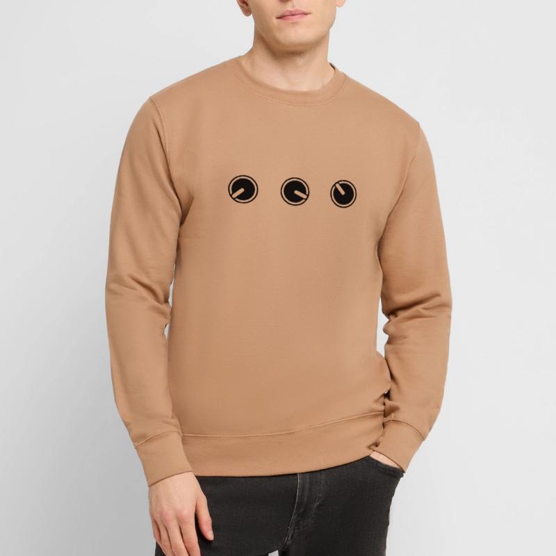 round circle turn loudness button knobs switch pla Unisex Sweatshirt