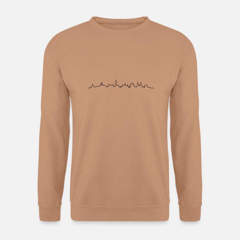Skyline Graz Linie - Unisex Pullover - Mocca