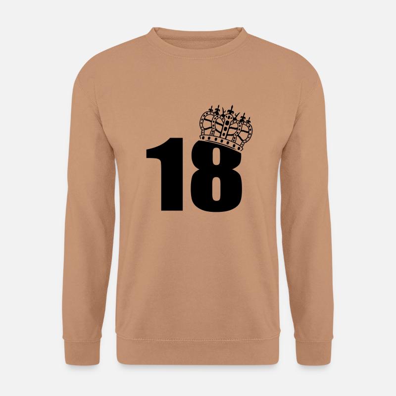 18_king - Unisex Pullover - Mocca