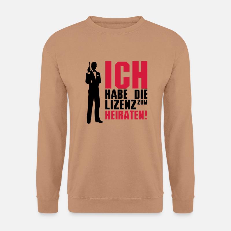 ich habe die - Unisex Pullover - Mocca