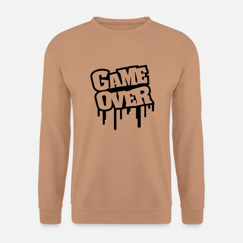 game_over_letters_graffiti_r1 - Unisex Sweatshirt - mocha
