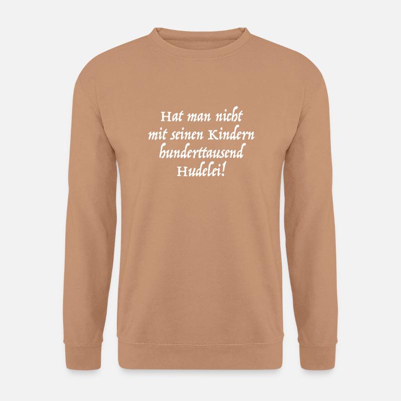 Hunderttausend Hudelei! - Unisex Pullover - Mocca