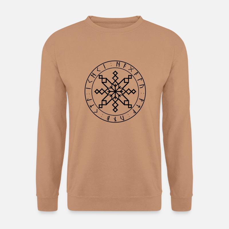 Bindrunes Star Schutz - Unisex Pullover - Mocca