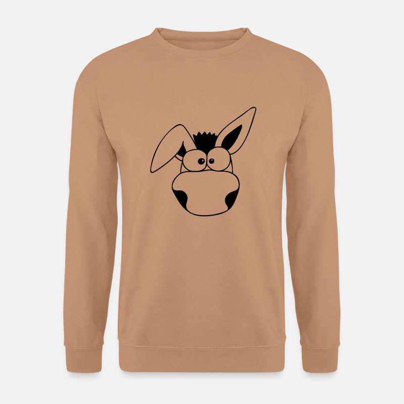 Dummer Esel - Unisex Pullover - Mocca