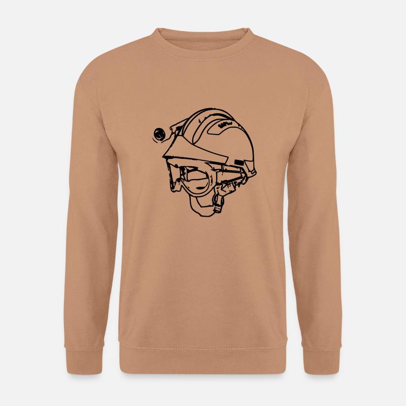 Feuerwehrhelm f2 - Unisex Pullover - Mocca