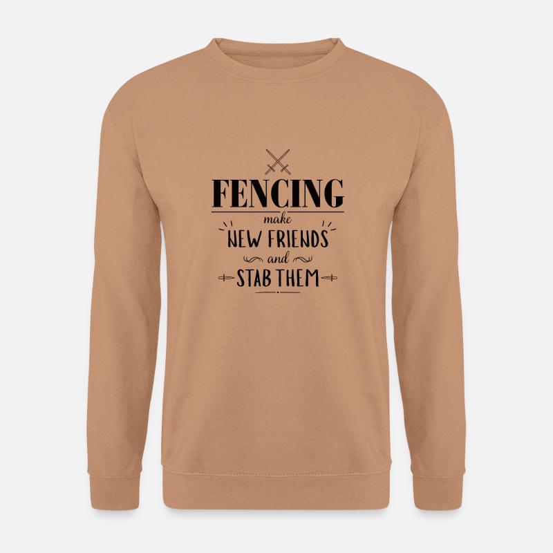Fencing - Unisex Pullover - Mocca