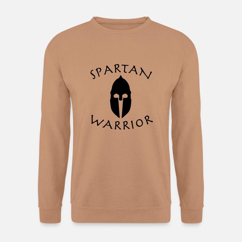 spartan warrior - Unisex Pullover - Mocca