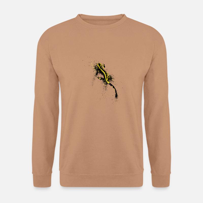 Gefleckte Salamander - Unisex Pullover - Mocca