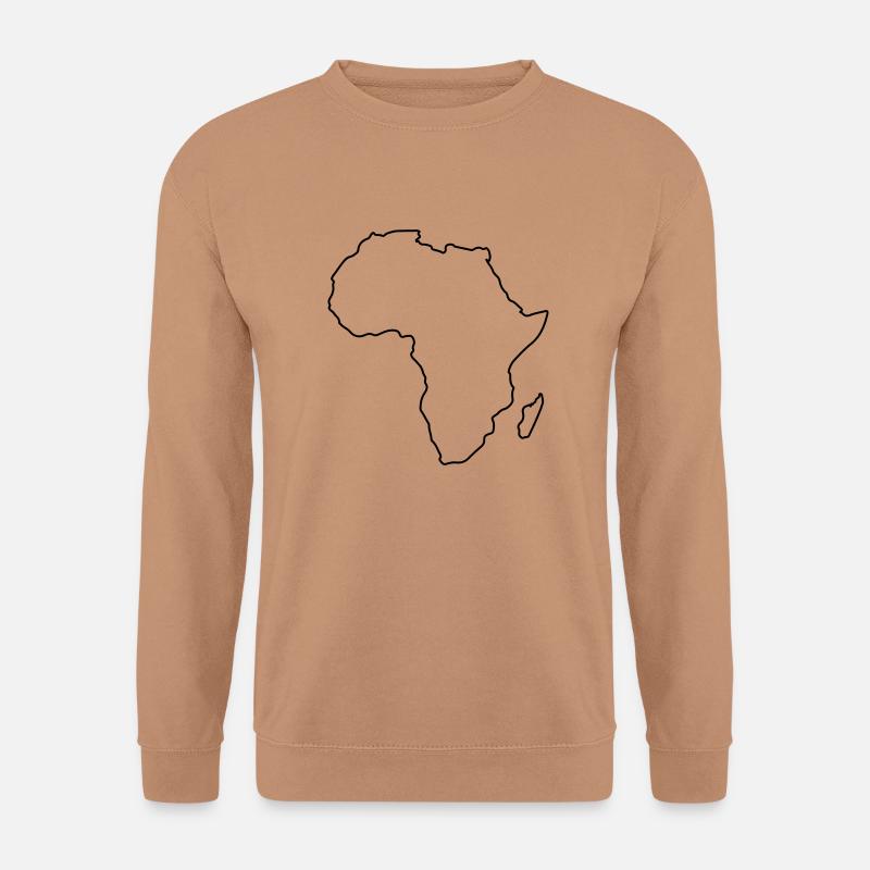 africa silhouette - Unisex Pullover - Mocca