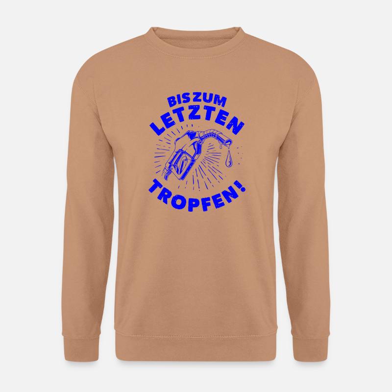 To the Last Drop — Blue - Unisex Sweatshirt - mocha
