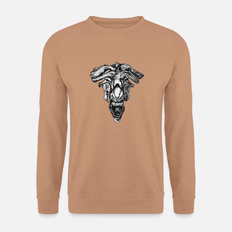 Königin Xenomorph - Unisex Pullover - Mocca