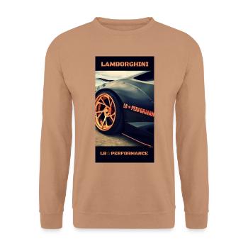 Freistil Car-Design - Unisex Pullover - Mocca - Vorne - Alina (178cm) & Michal (187cm)