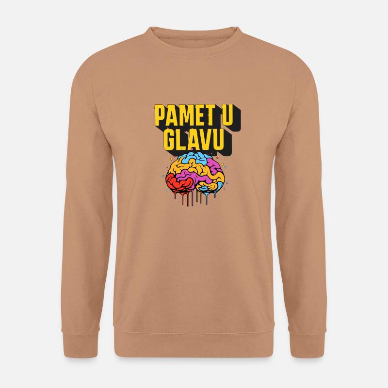 PAMET U GLAVU - Unisex Pullover - Mocca