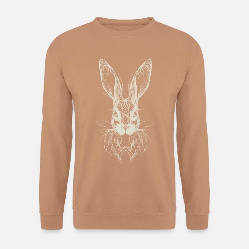 Easter Bunny Bunny Geometry - Unisex Sweatshirt - mocha