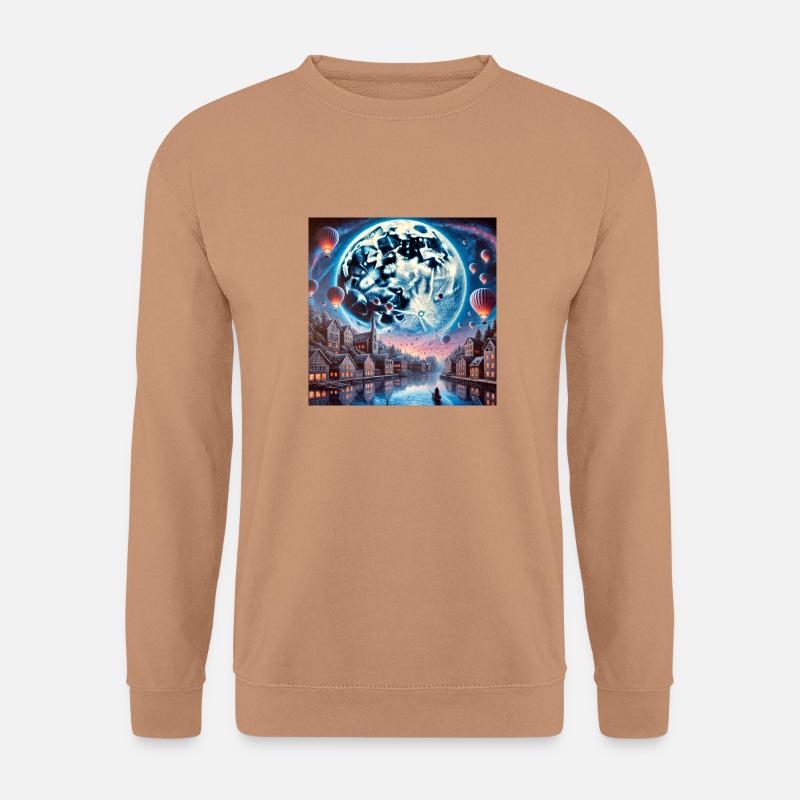 Der Mondballon - Unisex Pullover - Mocca