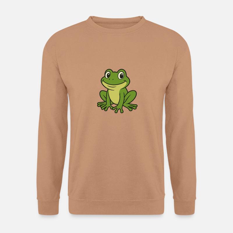 Süßer Frosch - Unisex Pullover - Mocca