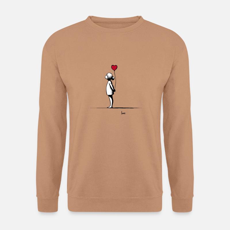 LOVE - Unisex Pullover - Mocca