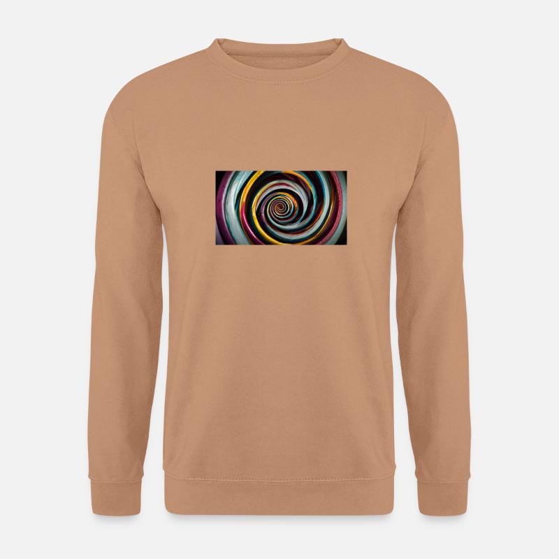 Farbspirale - Unisex Pullover - Mocca