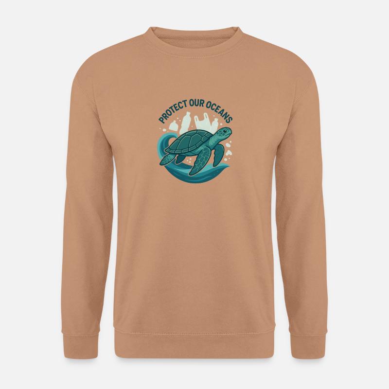 Protect Our Oceans - Unisex Pullover - Mocca
