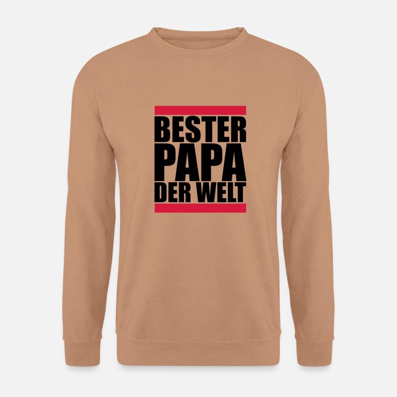 bester papa der welt - Unisex Pullover - Mocca
