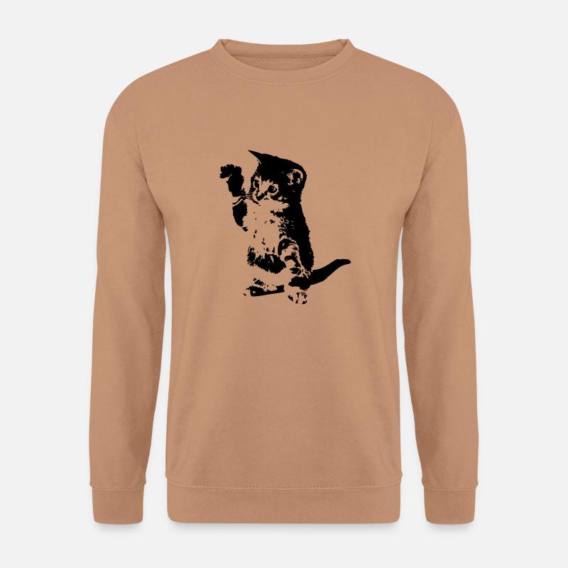Katze - Unisex Pullover - Mocca