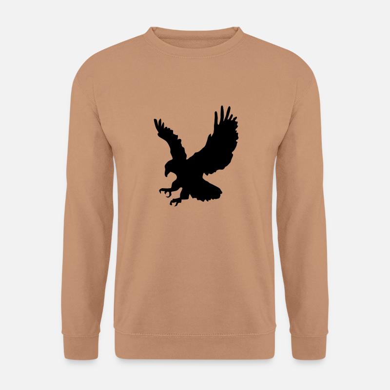 Swooping Jagd Adler - Unisex Pullover - Mocca