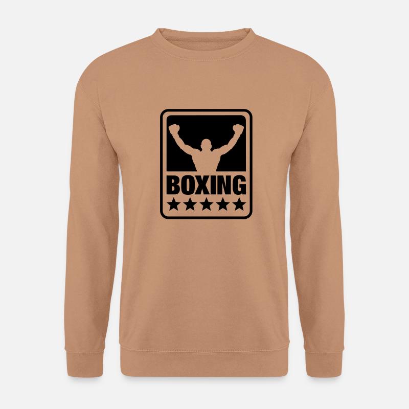 boxing_2___f1 - Unisex Pullover - Mocca