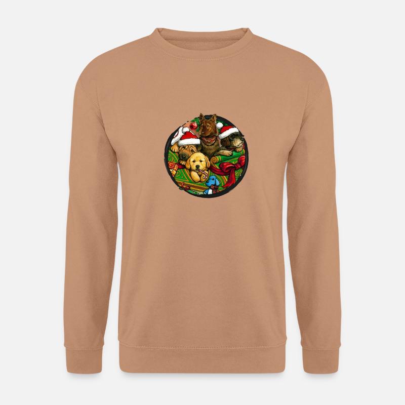 Weihnachts Mandala - Unisex Pullover - Mocca