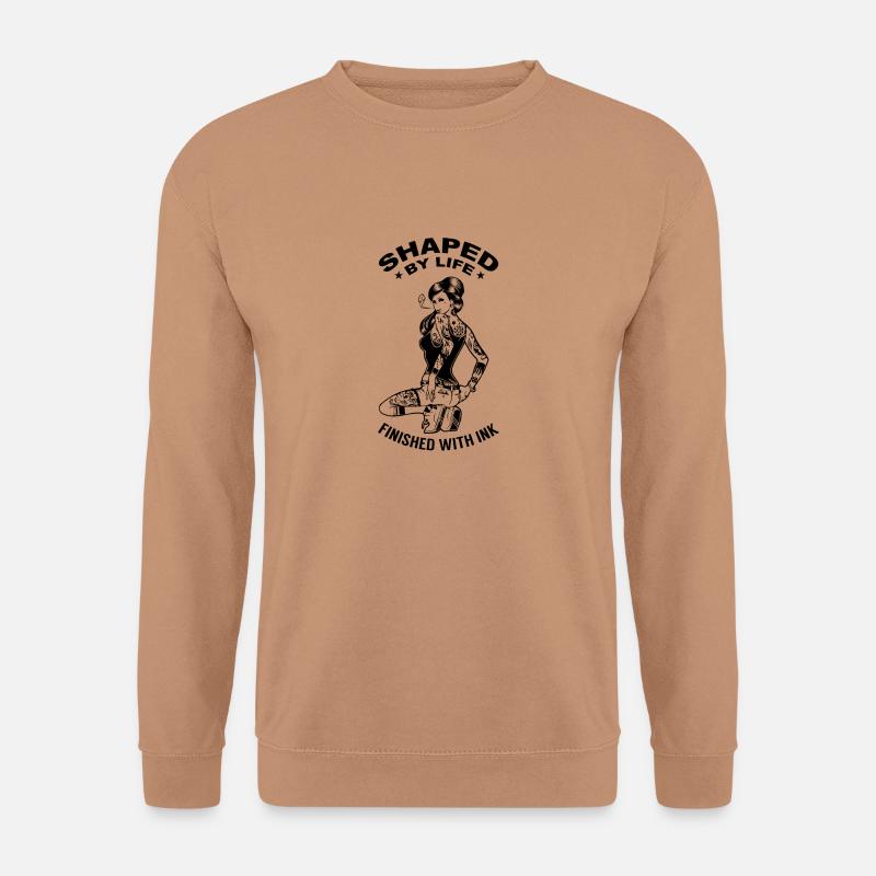 Tattoo Design - Unisex Pullover - Mocca