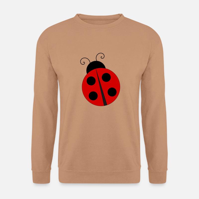 Ladybug with four black dots - Unisex Sweatshirt - mocha