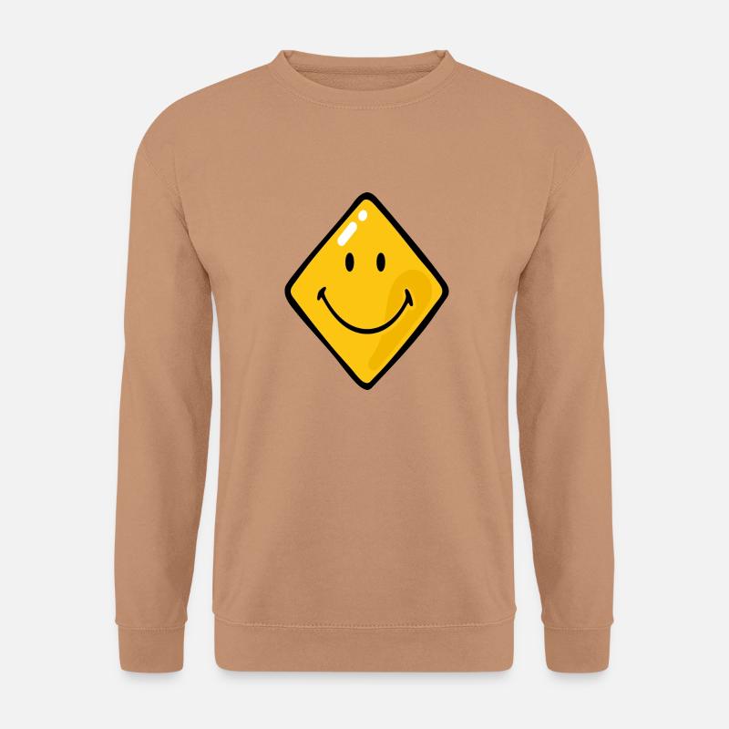 Smiley Diamonds - Unisex Pullover - Mocca