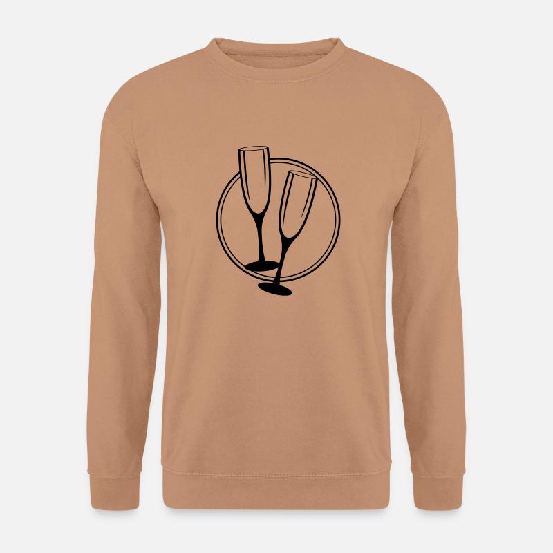sekt glaeser - Unisex Pullover - Mocca