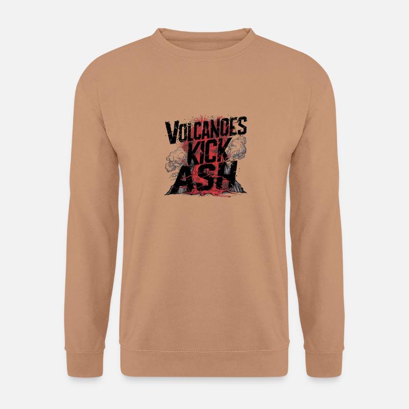 Volcano – Ash, Lava and Fire - Unisex Sweatshirt - mocha
