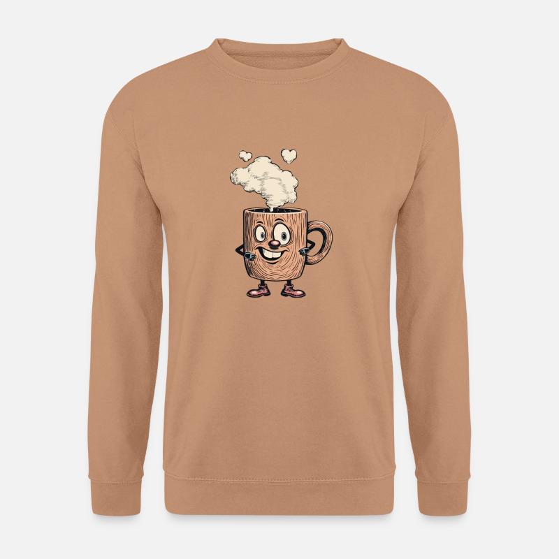 KAFFEETASSE - Unisex Pullover - Mocca