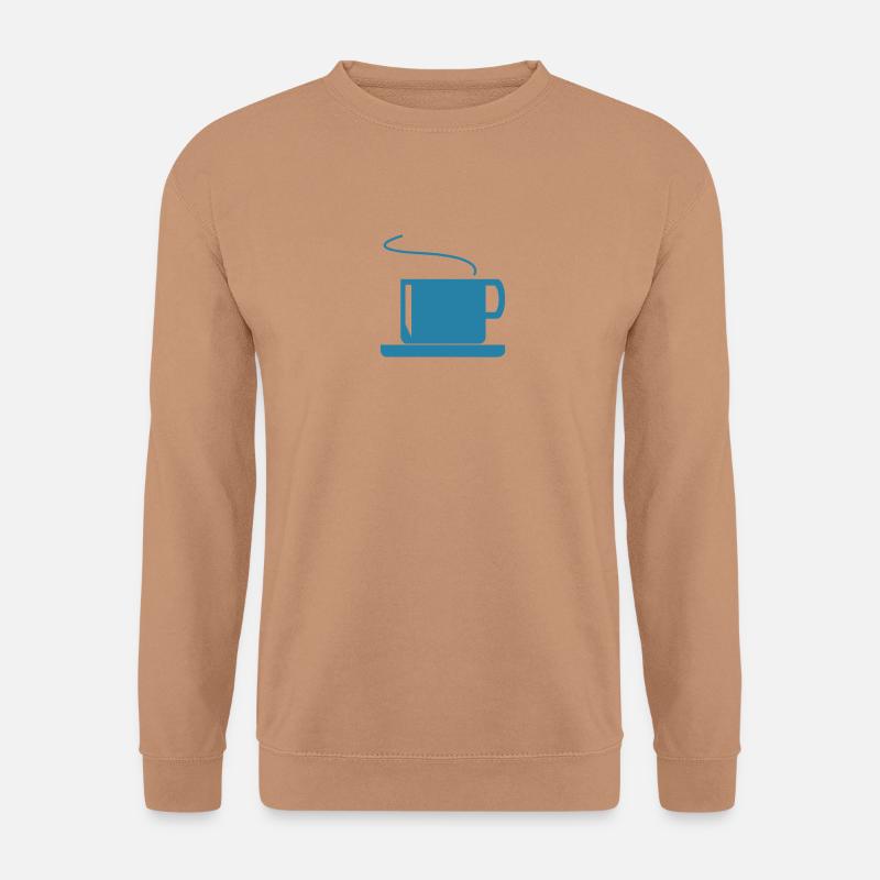 Kaffee, Tee, Tasse - Unisex Pullover - Mocca