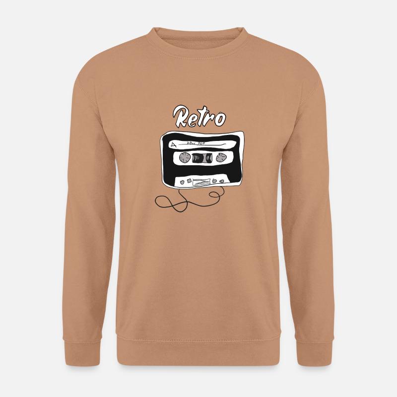 Retro Kassette Design - Unisex Pullover - Mocca