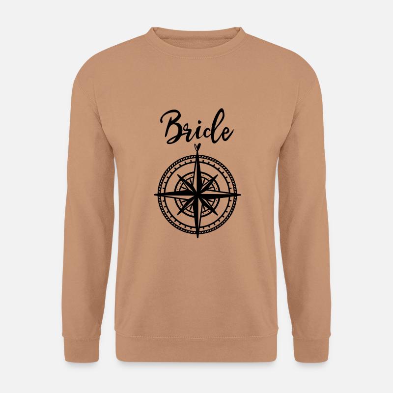 MARIÉE | Tenue de mariée | poule - Sweat-shirt Unisexe - moka