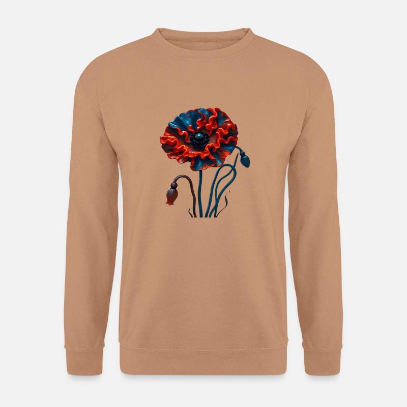 Mohnblume - Unisex Pullover - Mocca