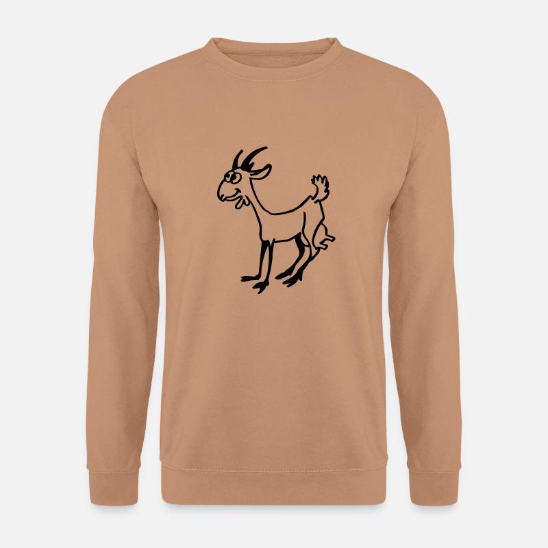 Ziegen Kitz - Unisex Pullover - Mocca
