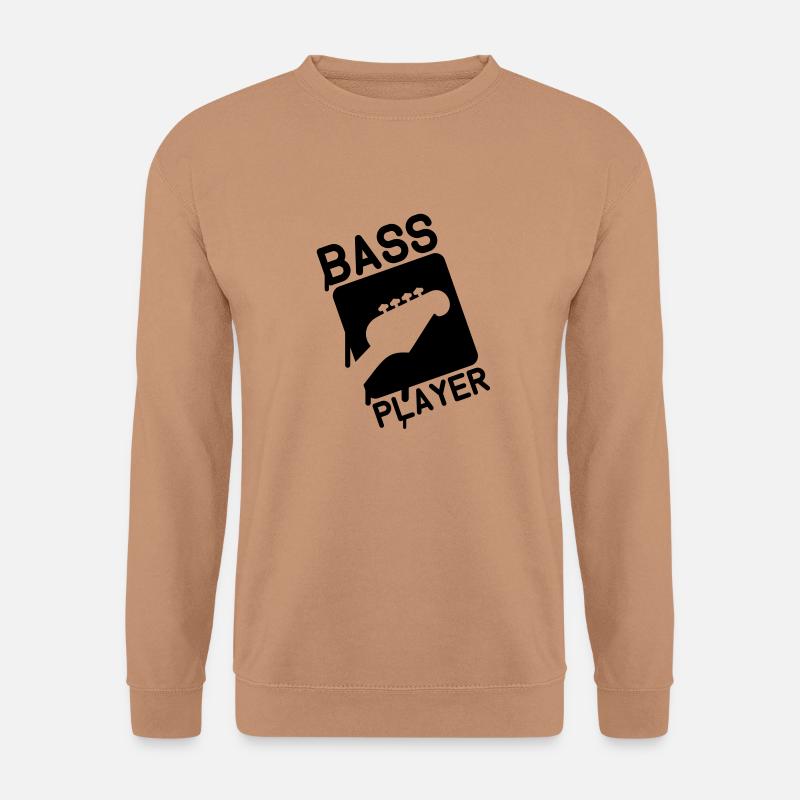 bass_player__f1 - Unisex Pullover - Mocca
