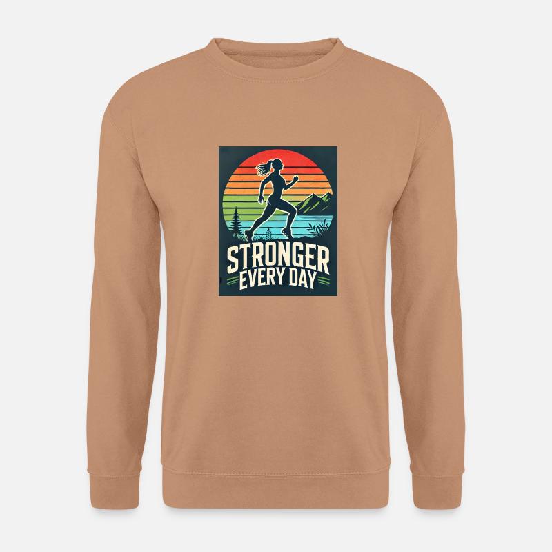 Joggen - Unisex Pullover - Mocca