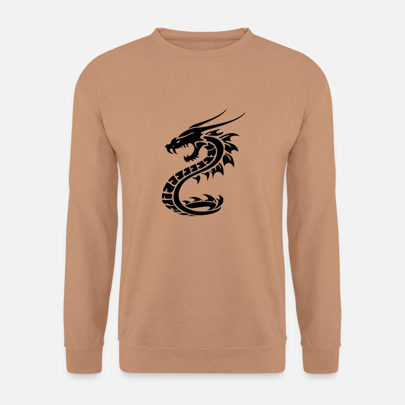 Drache Dragon 2 - Unisex Pullover - Mocca