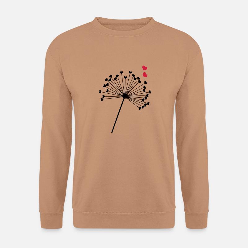 Pusteblume Herzen - Unisex Pullover - Mocca