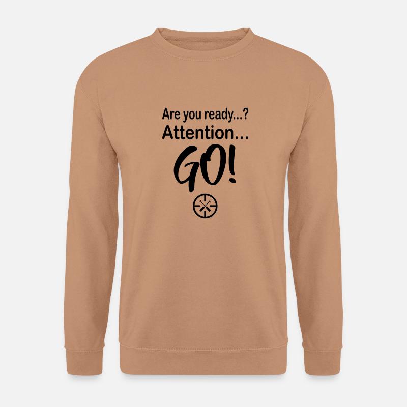 Drachenboot Are you Ready? 1c - Unisex Pullover - Mocca