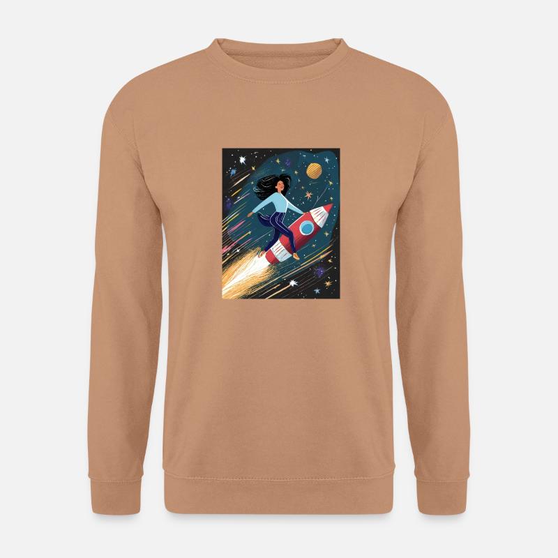Raketenflug - Unisex Pullover - Mocca