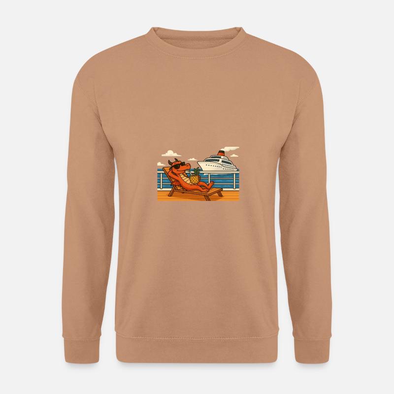 Kreuzfahrt Drache - Unisex Pullover - Mocca
