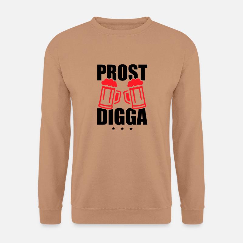 Prost Digga Bier - Unisex Pullover - Mocca